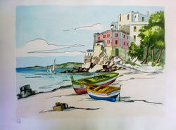 Serigrafia su carta di Aldo Riso