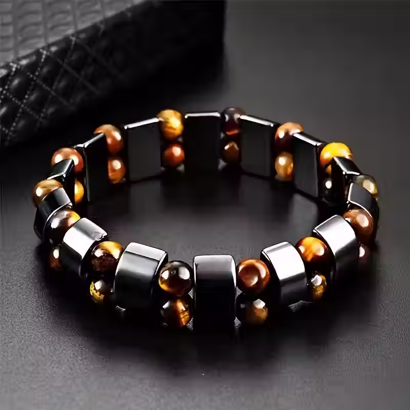 Прев'ю: Men's Tiger's Eye & Hematite Bracelet