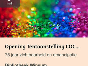 Opening expo COC 75 jaar in Het Hogeland