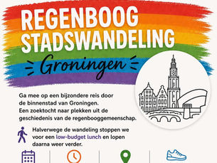 Queer & Sober Regenboog stadswandeling | Groningen 31 mei