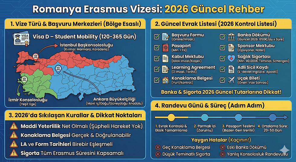 Romanya Konsolosluk Bölge Dağılımı-Hangi İlden Hangi Konsolosluktan Randevu Alınır?