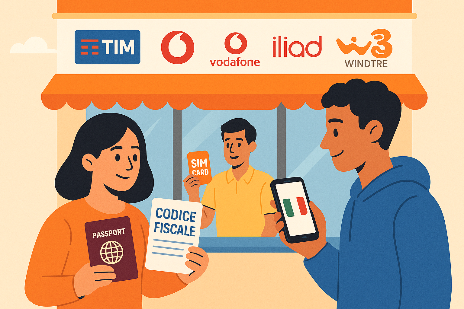 Guide to buying a phone and connection in Italy (2025) | Current information for Erasmus students