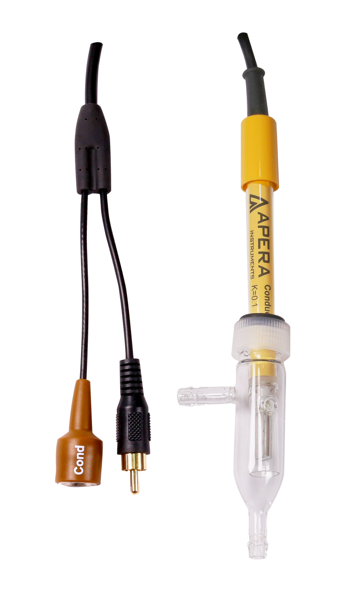 DJS-0.1-F Pure Water Conductivity/Temp. Electrode (K=0.1, BNC Connector)
