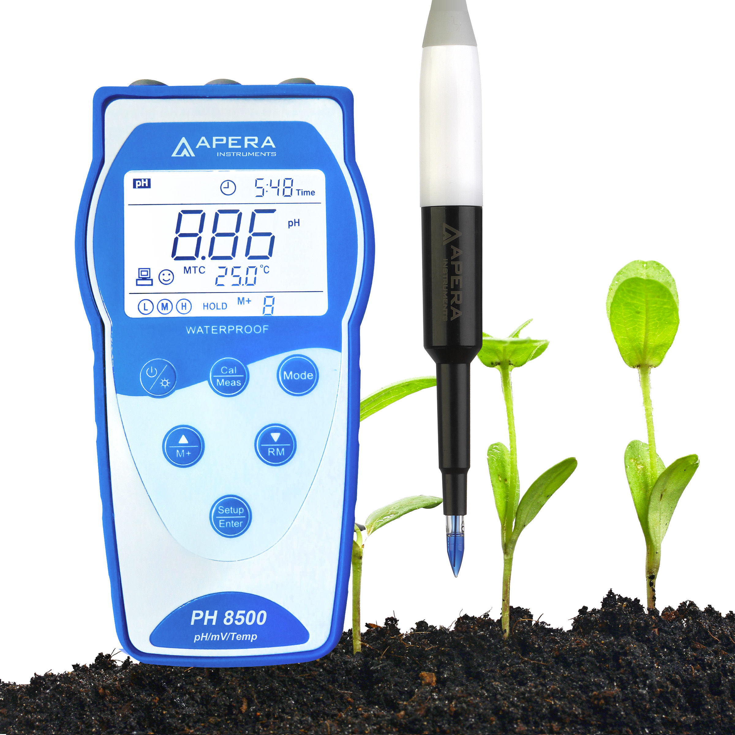 PH8500-SL Portable pH Meter for Soil (Direct Measurement)