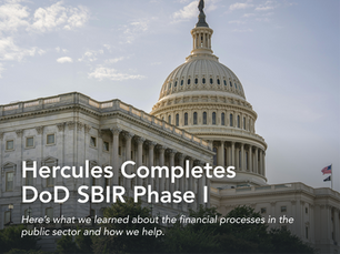 Hercules Completes DoD SBIR Phase I