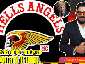 Los Los Hells Angels protegen a Donald Trump.