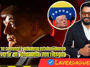 Trump y el Petróleo Venezolano: El Negocio del petroleo  que Nadie Quiere Firmar