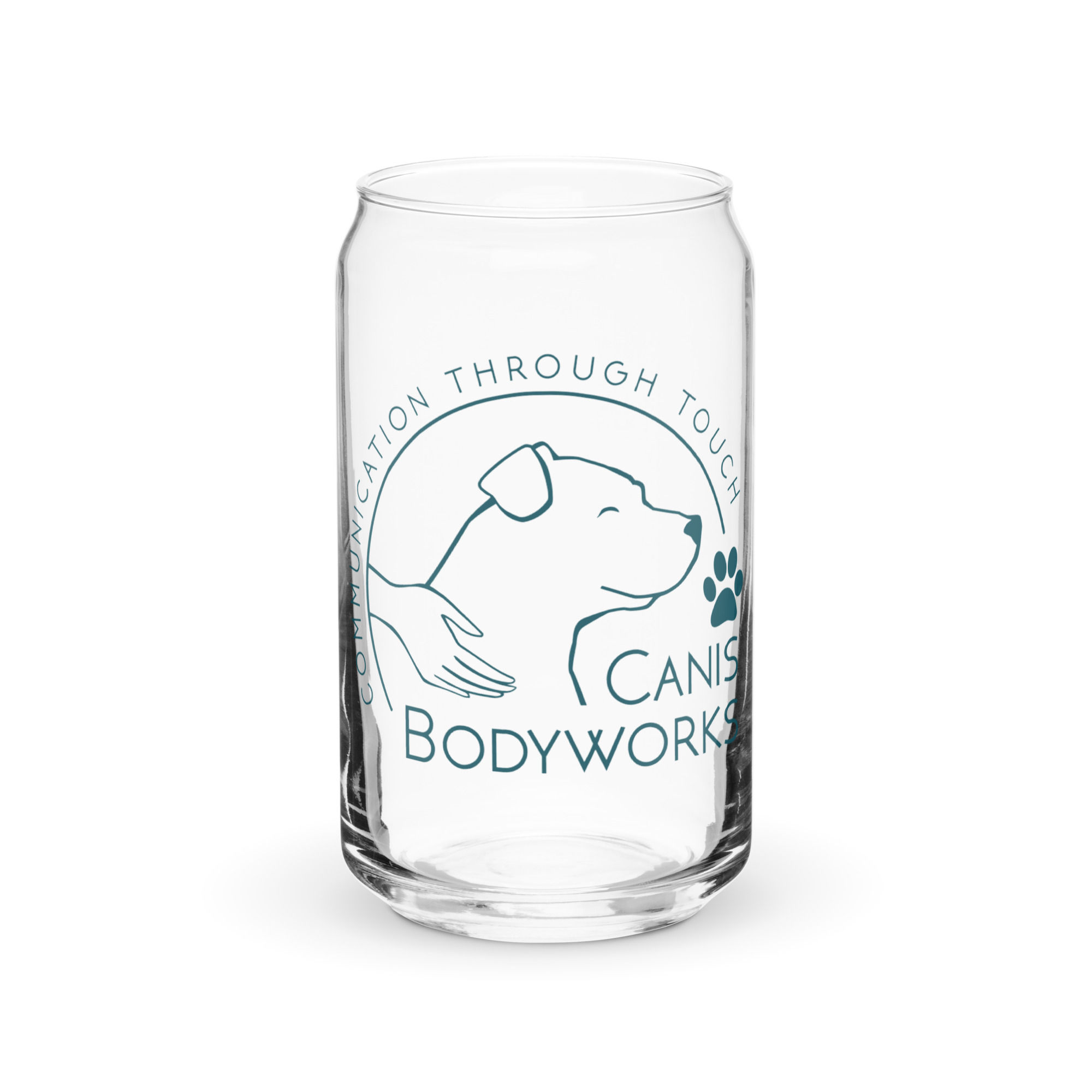 Logo Can-shaped glass