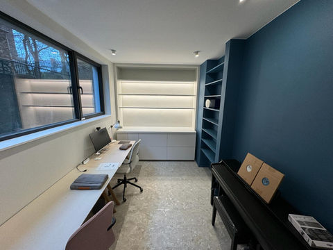 Transformation d'une cave en bureau à Fayembois - Dossier A114