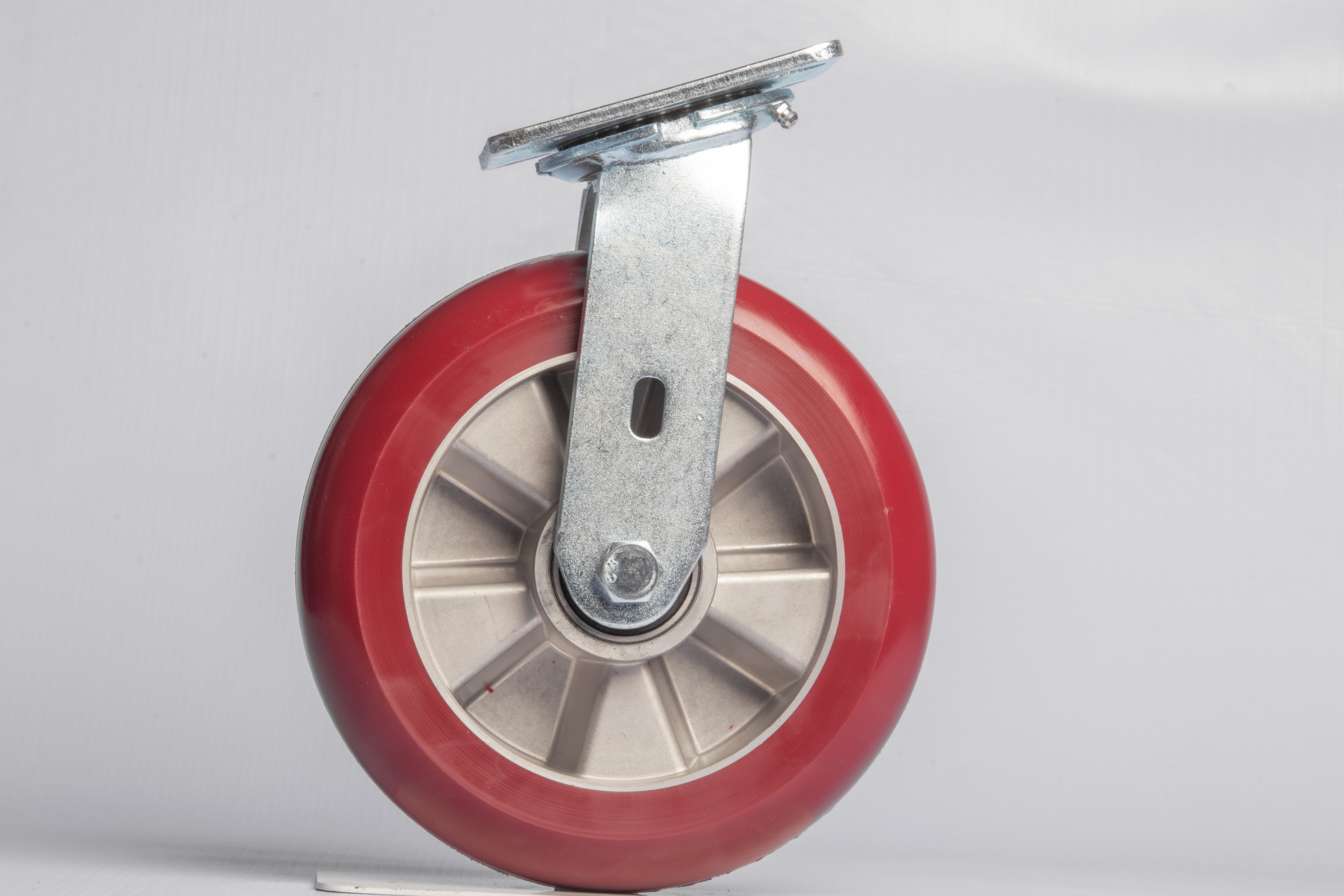 Rodaja Giratoria 8" X 50 Mm Aluminio