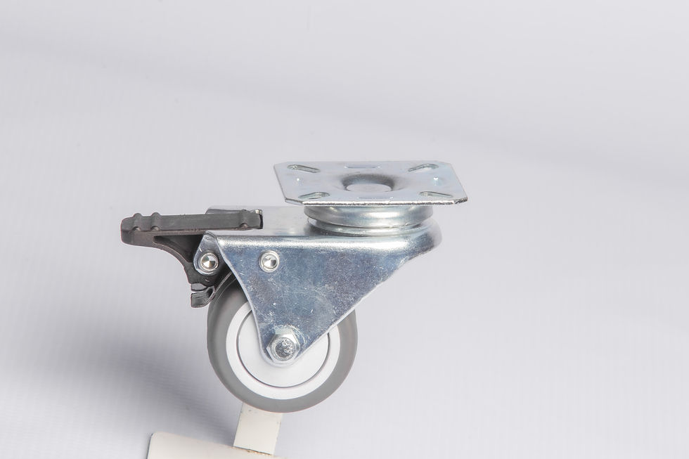 rodajas dobles de 2" con freno