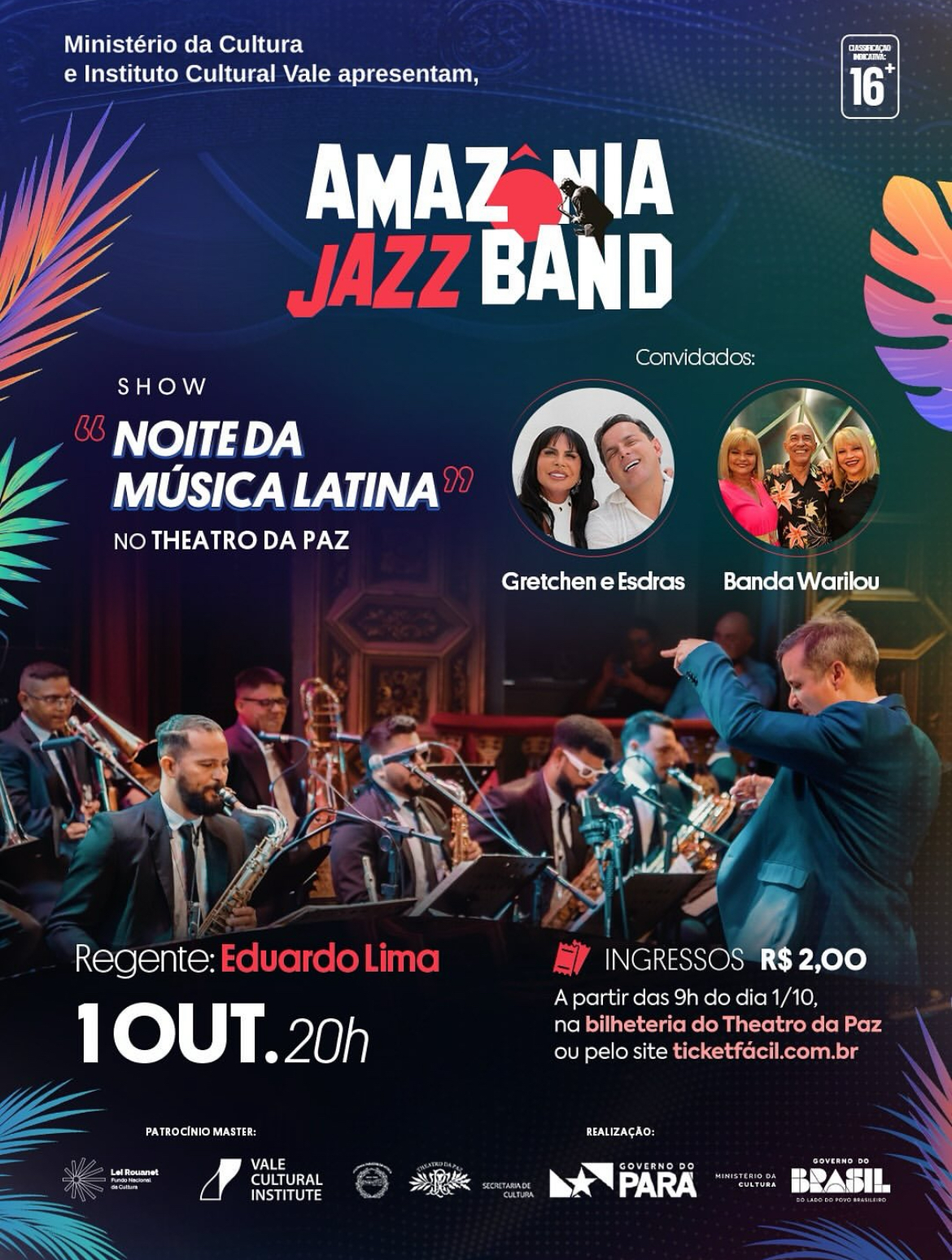 Amazônia Jazz Band apresenta: Show Noite da Música Latina