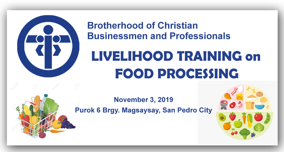 BCBP Livelihood Training Tarpaulin Design