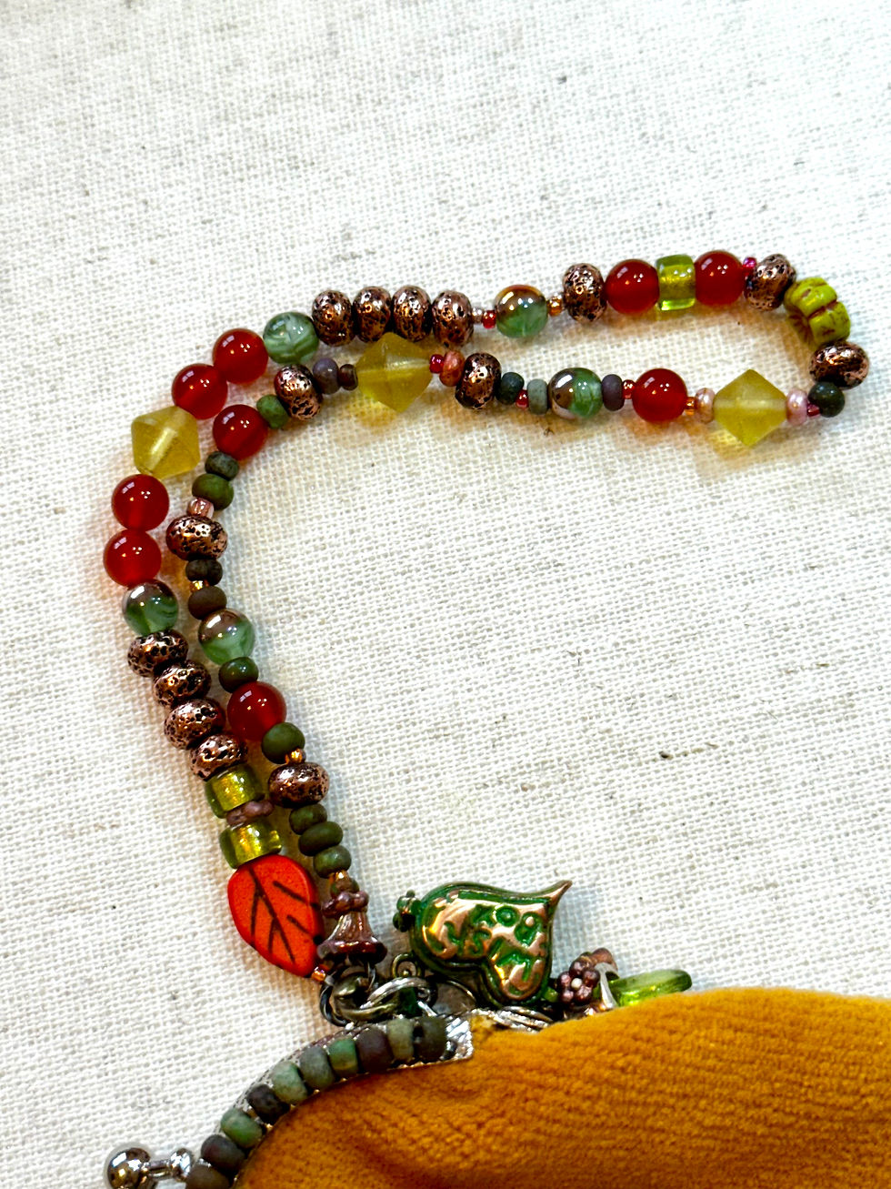 Thumbnail: Handmade Earth Magic Wristlet Purse