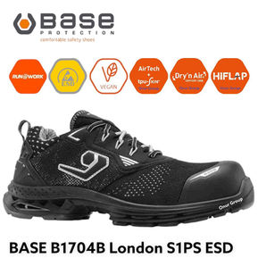 Base B1704B London S1PS ESD SC LG FO SR İtalyan İş Güvenliği Ayakkabısı