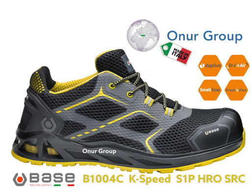 BASE B1004C K-Speed S1P HRO SRC İtalyan İş Güvenlik Ayakkabısı
