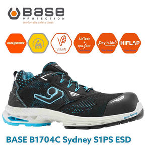 Base B1704C Sydney S1PS ESD SC LG FO SR İtalyan İş Güvenliği Ayakkabısı