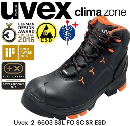 UVEX 6503 S3L FO SC SR ESD