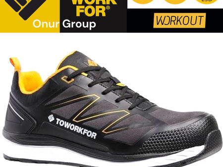 TOWORKFOR Warm Up Yellow S3 SRC ESD İş Ayakkabısı