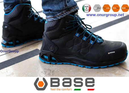 BASE B1001B K-Road TOP S3 Hro CI HI SRC İtalyan İş Güvenlik Ayakkabısı