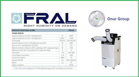 Fral FSC-18 Portatif Noktasal Klima