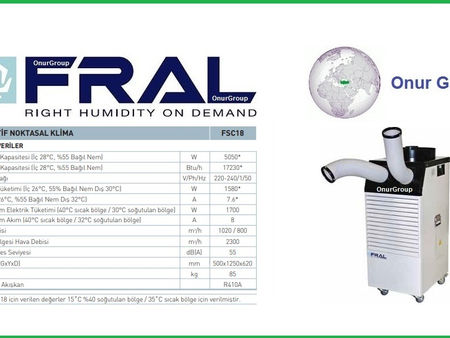 Fral FSC-18 Portatif Noktasal Klima