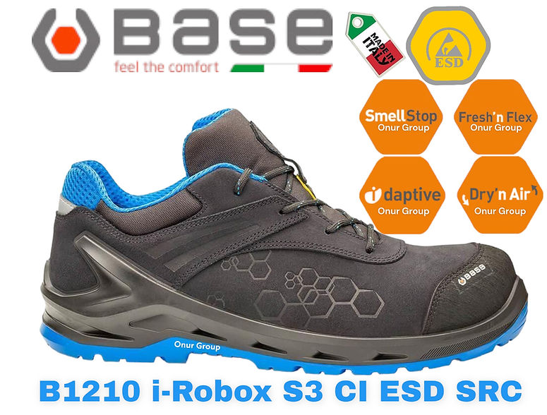 Base B1210 I-Robox S3 CI ESD SRC İtalyan İş Güvenliği Ayakkabısı