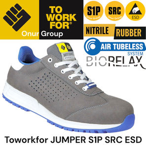 Toworkfor Jumper S1P SRC ESD İş Güvenliği Ayakkabısı