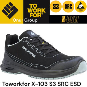 Toworkfor X-103 S3 SRC ESD İş Güvenliği Ayakkabısı