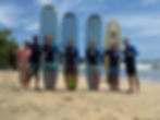 Family enjoying a complete surf vacation experience after beginner surf lessons in Tamarindo, Costa Rica.