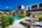 Boutique hotel with a swimming pool in Tamarindo, Costa Rica, ideal for a surf vacation.