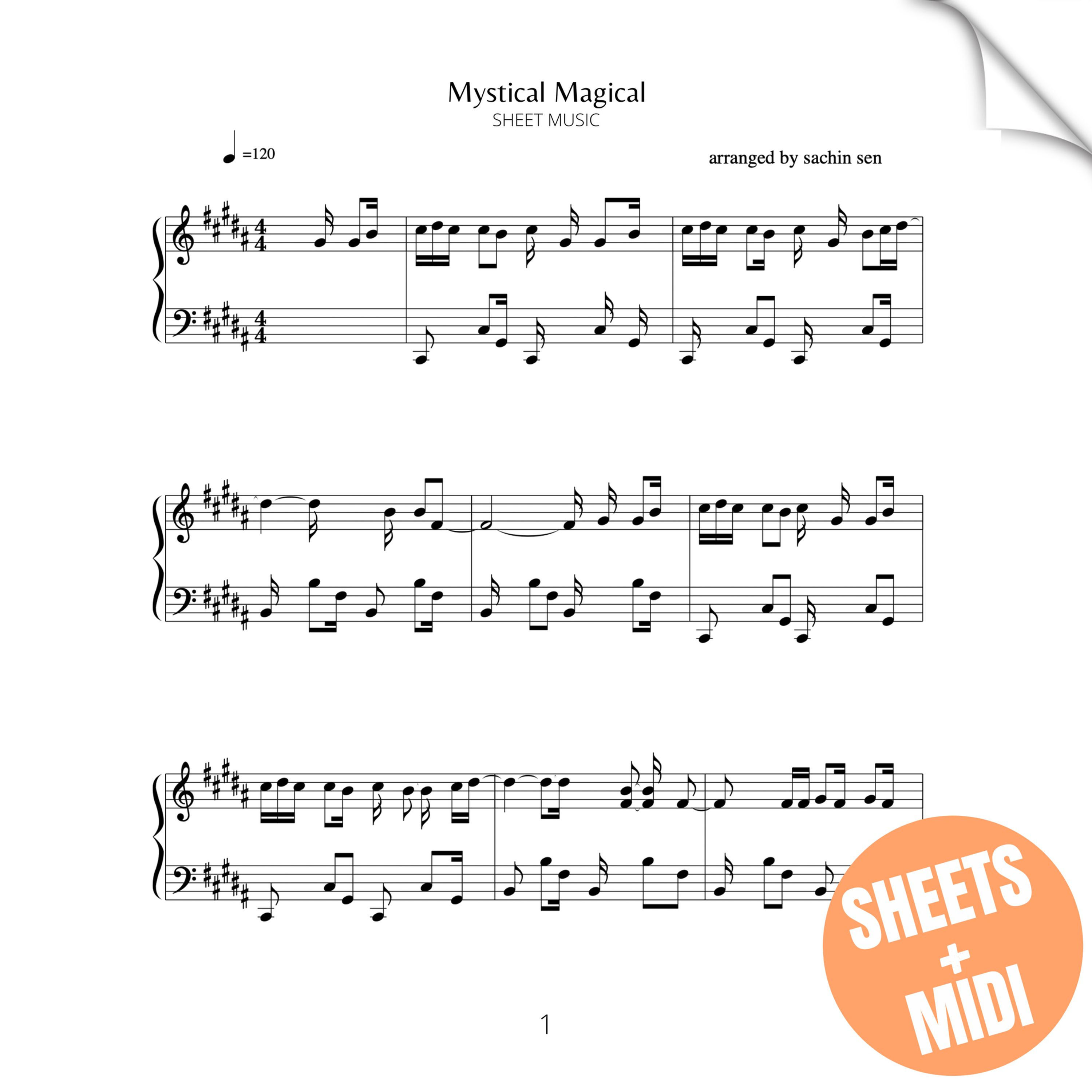 Mystical Magical (SHEET MUSIC & MIDI)