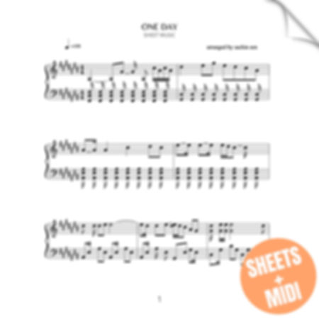 One Day (SHEET MUSIC & MIDI)