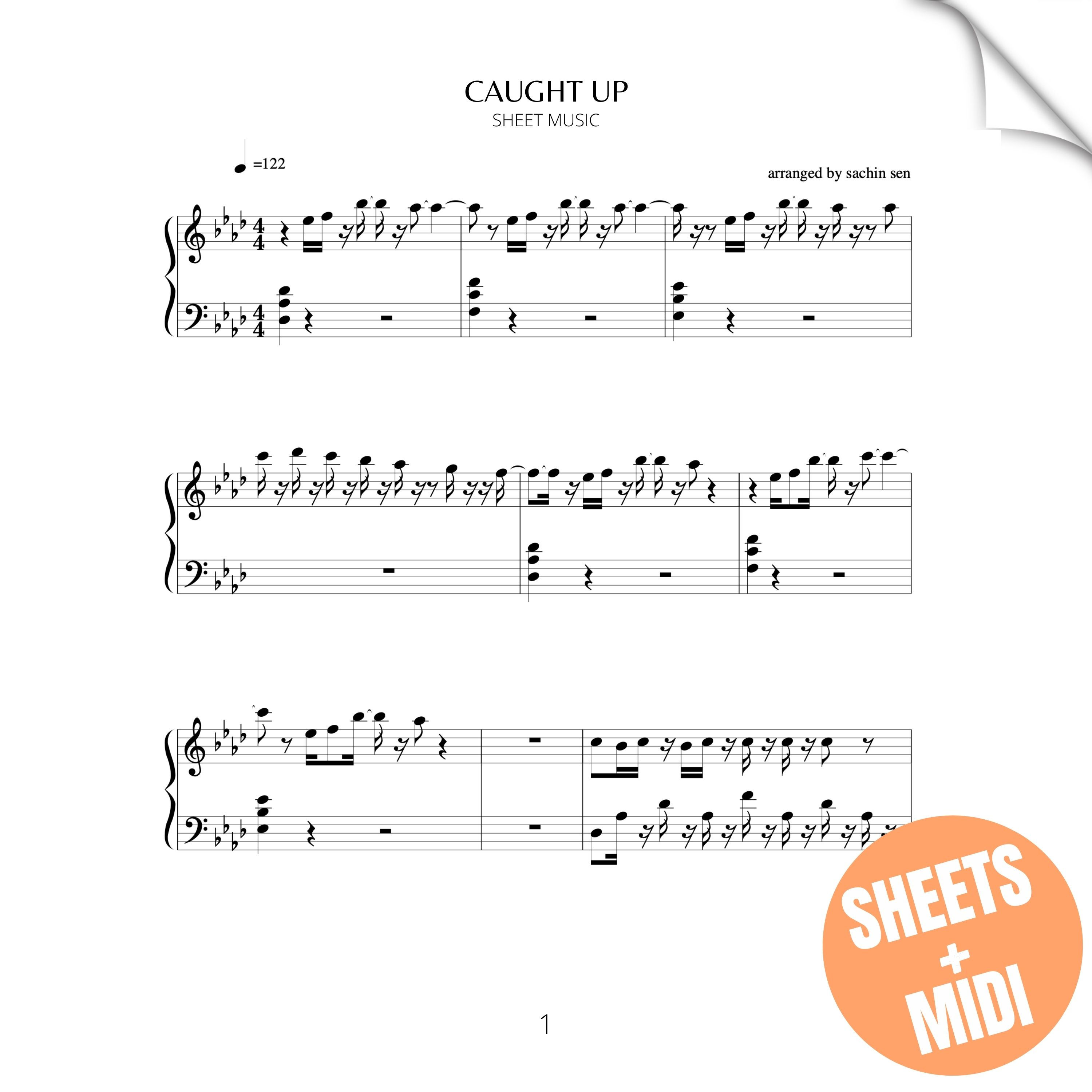 Caught Up (SHEET MUSIC & MIDI)