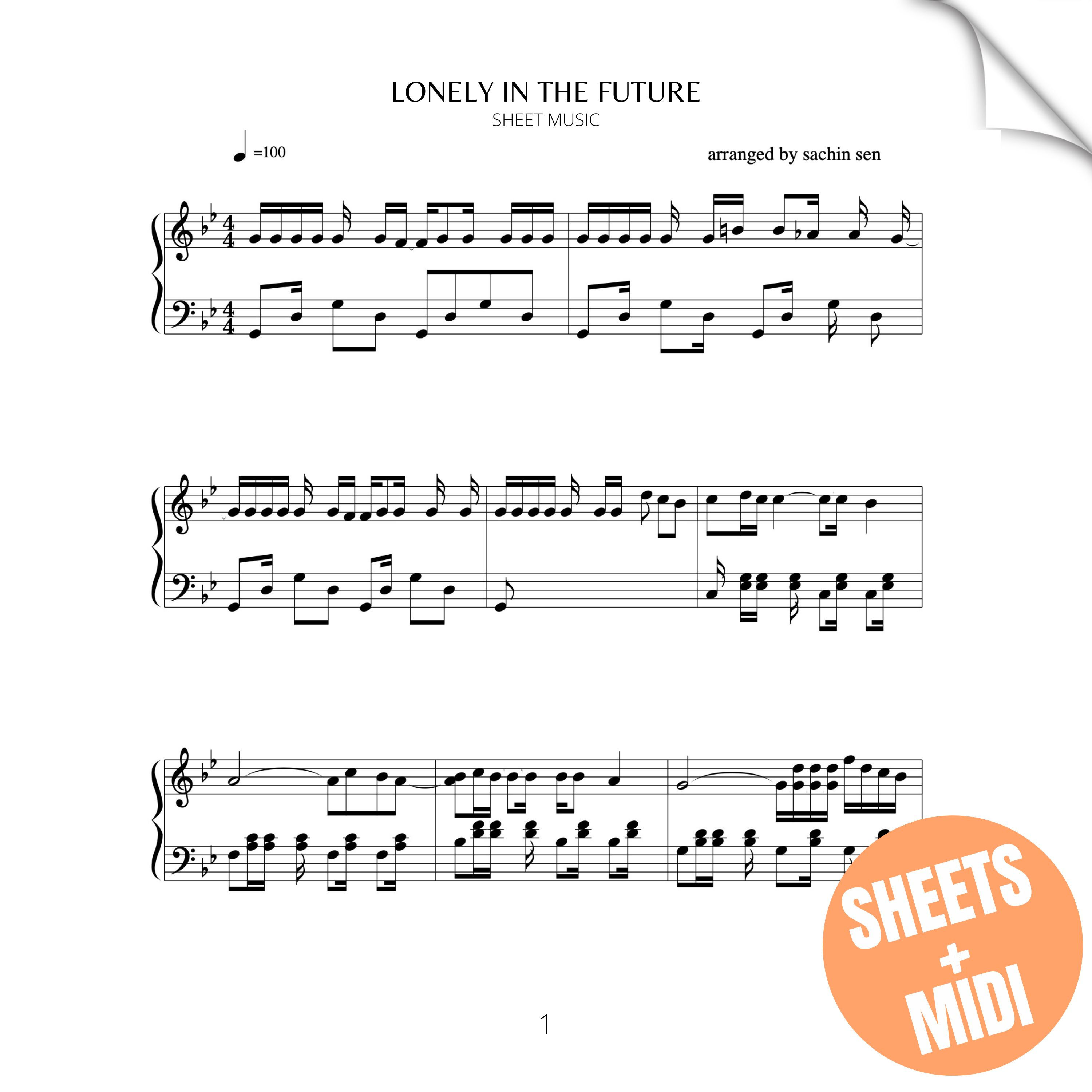Lonely in the Future (SHEET MUSIC & MIDI)