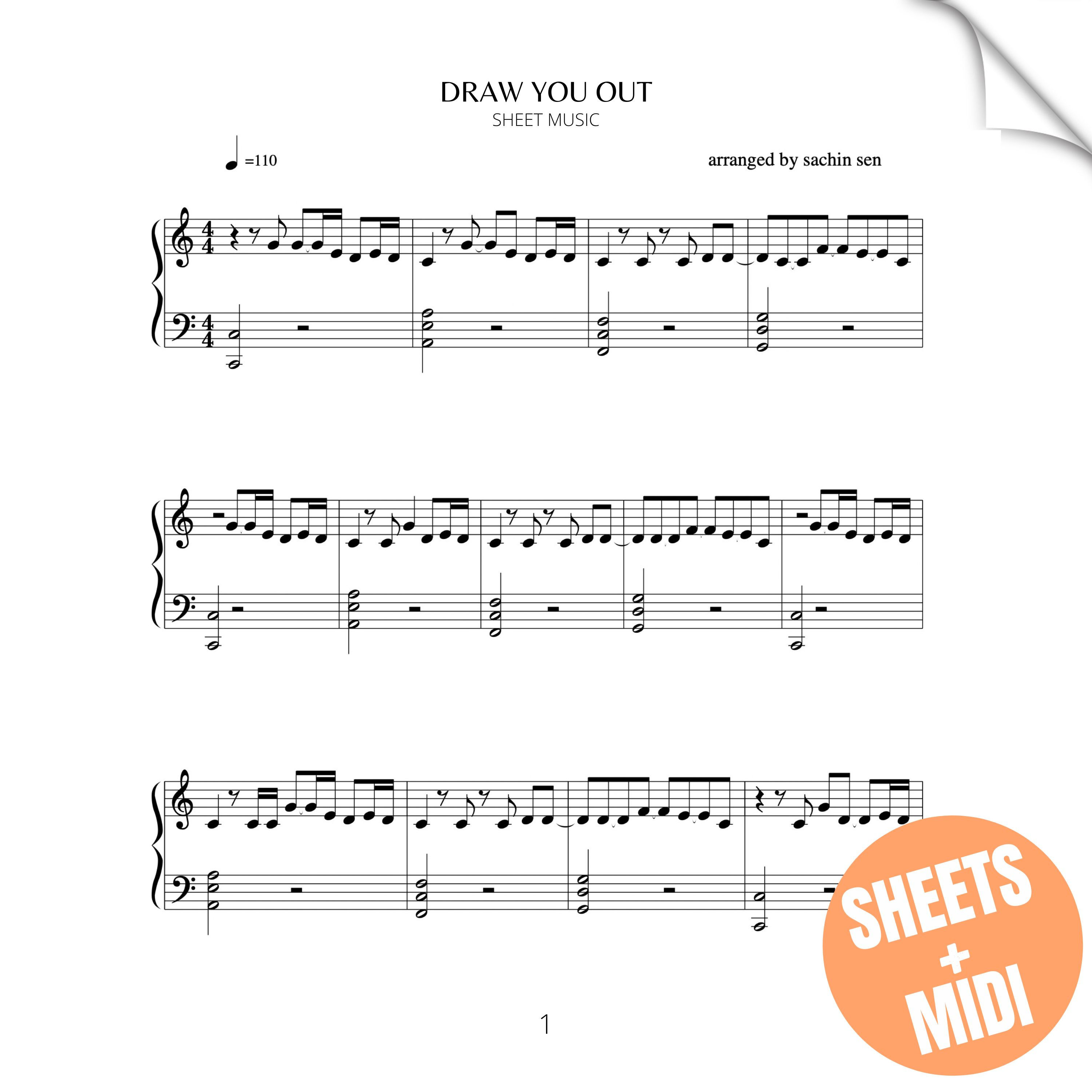 Draw You Out (SHEET MUSIC & MIDI)