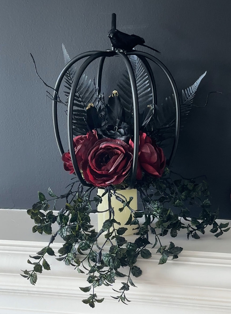 Elegant Pumpkin Bridesmaid Bouquet
