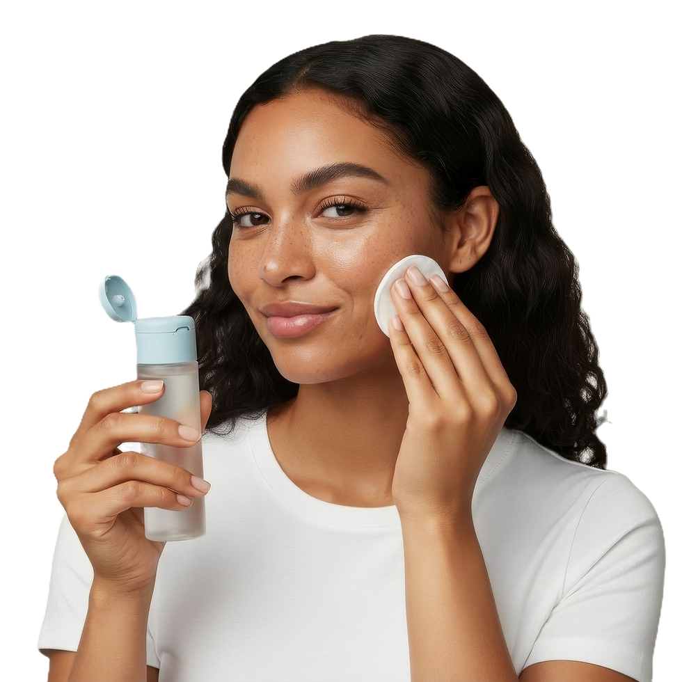 Skincare Routine Closeup