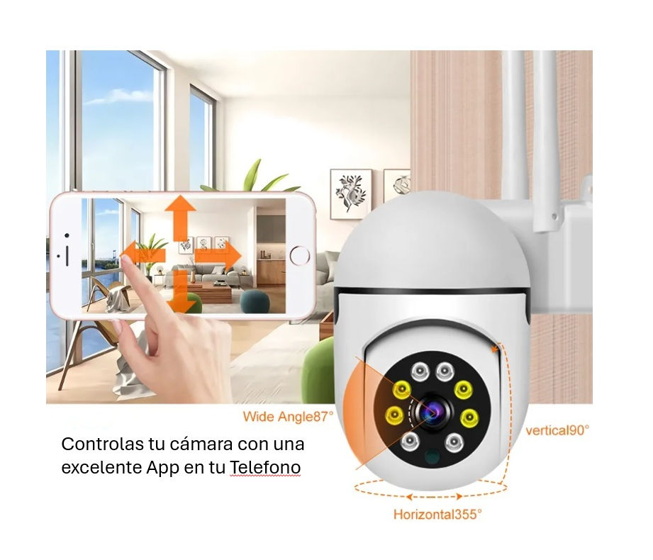 Miniatura: Cámara seguridad exterior WIFI Full HD Robótica IP600