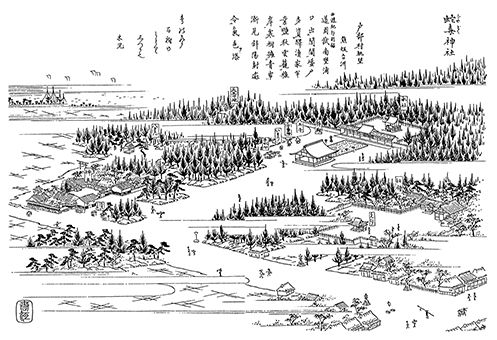 尾張名所図会, 蛇毒神社, 富部神社