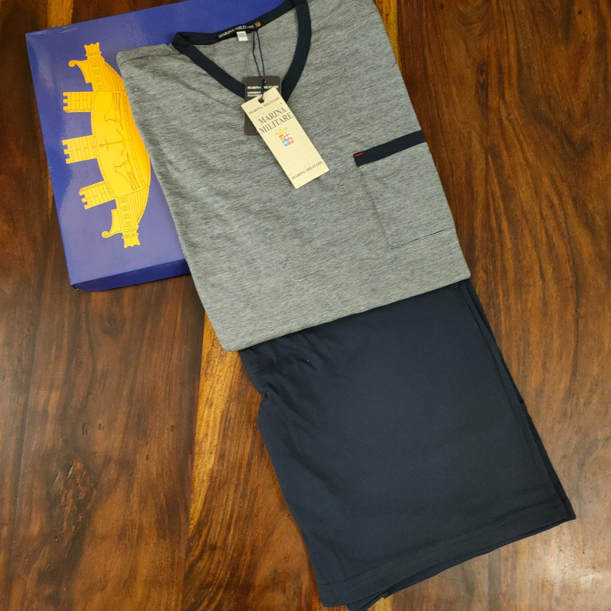 Pigiama gamba corta Marina Militare