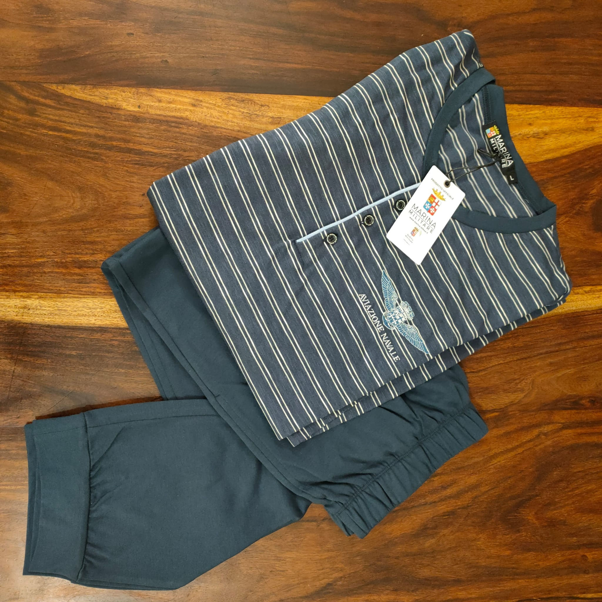 Pigiama gamba lunga Marina Militare