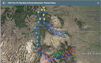CWU Tour #9: Big Skies & Rocky Mountains