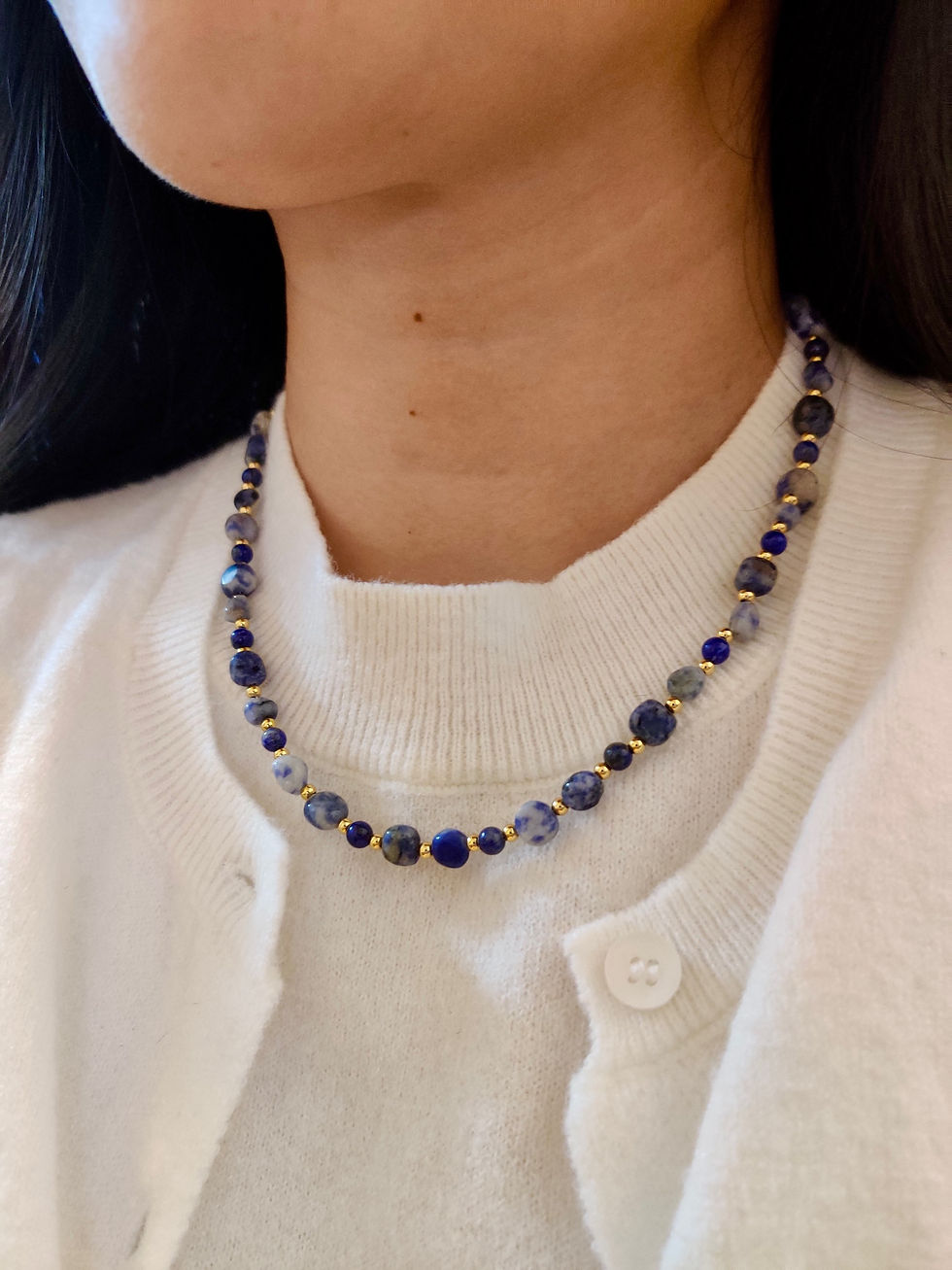 Thumbnail: No.3   Lapis Lazuli Necklace 