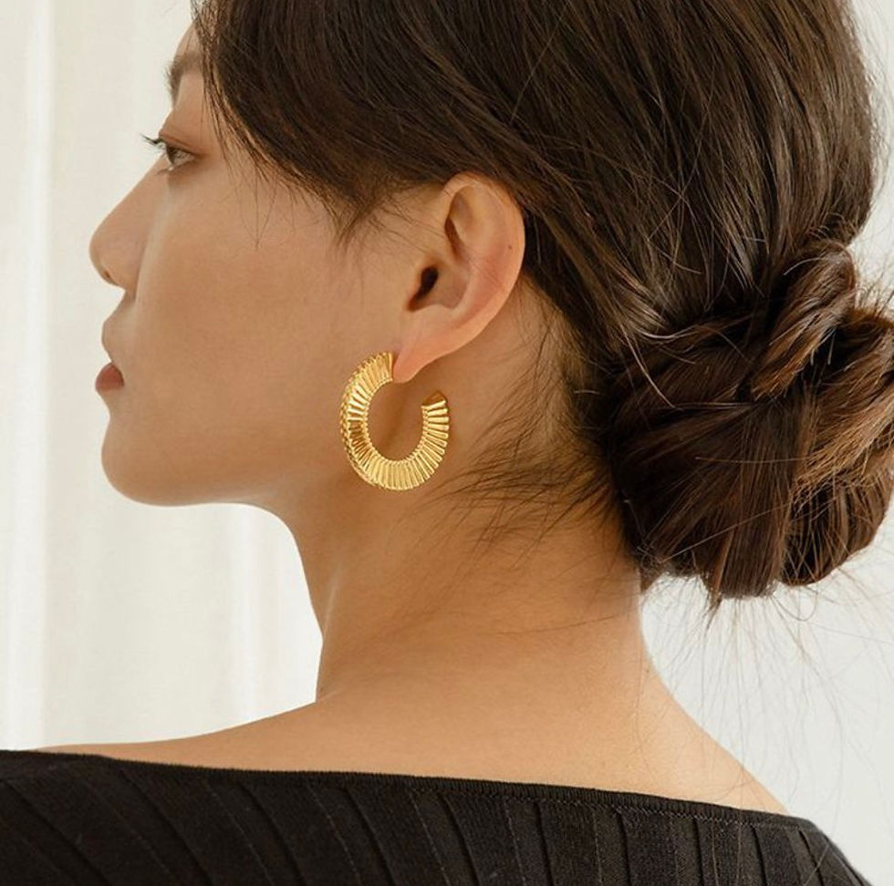Thumbnail: Vintage Boho Hoop Earrings