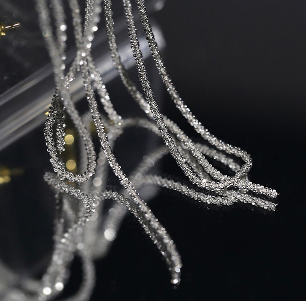 Thumbnail: Italian Twist Tassel Earrings