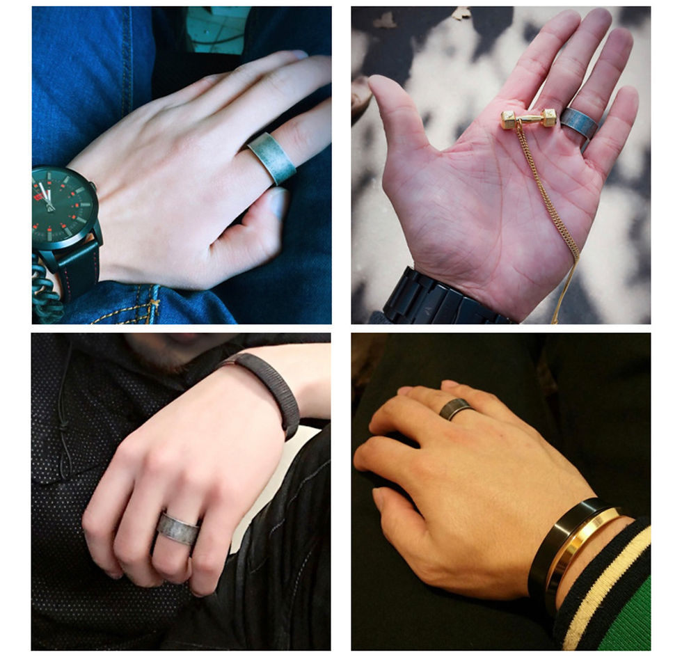 Thumbnail: Solid Titanium Initial Ring