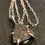 Thumbnail: Silver Druzy Triangle Necklace
