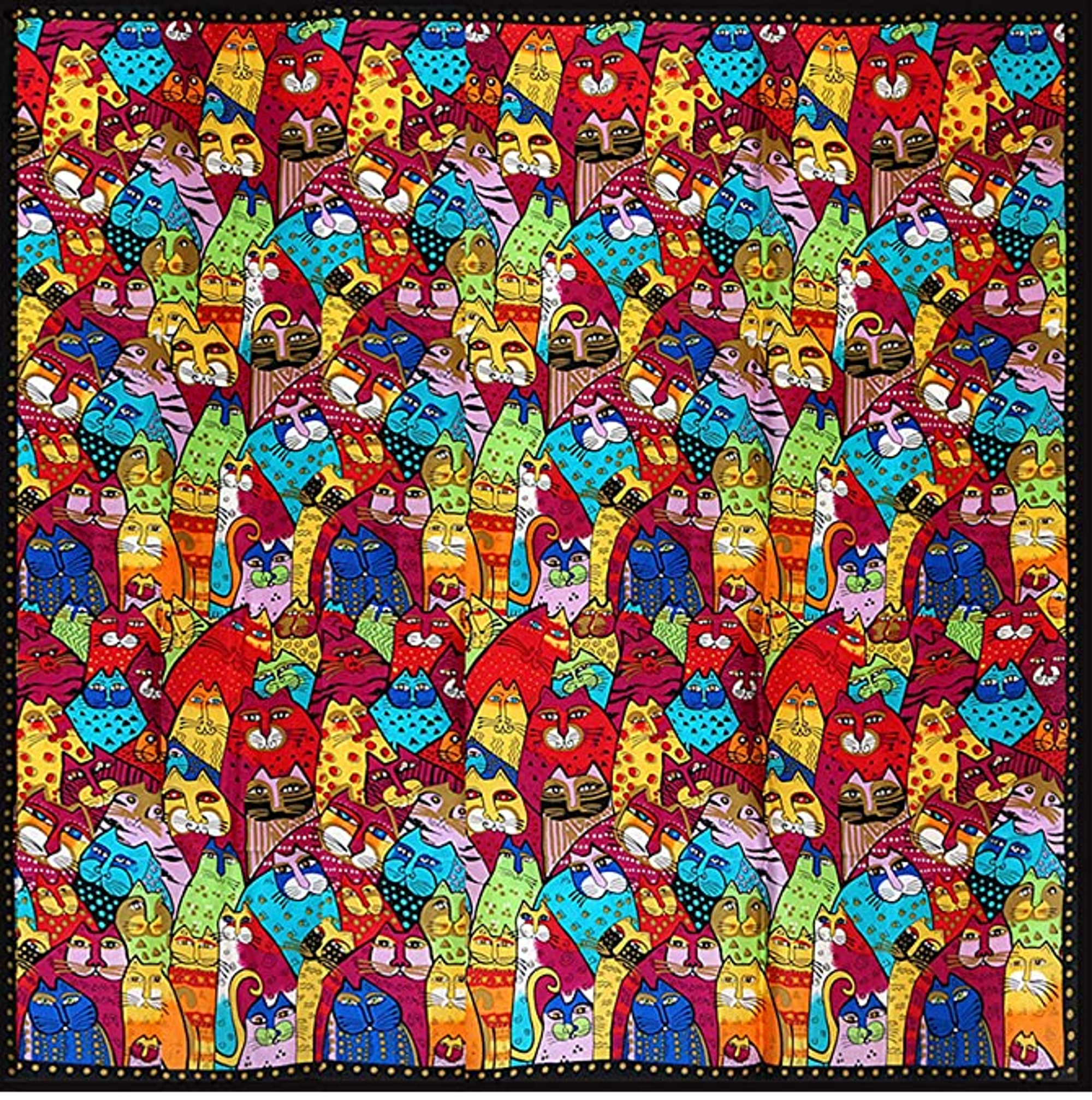 Laurel BURCH - The Cats - Red/Bright Colors