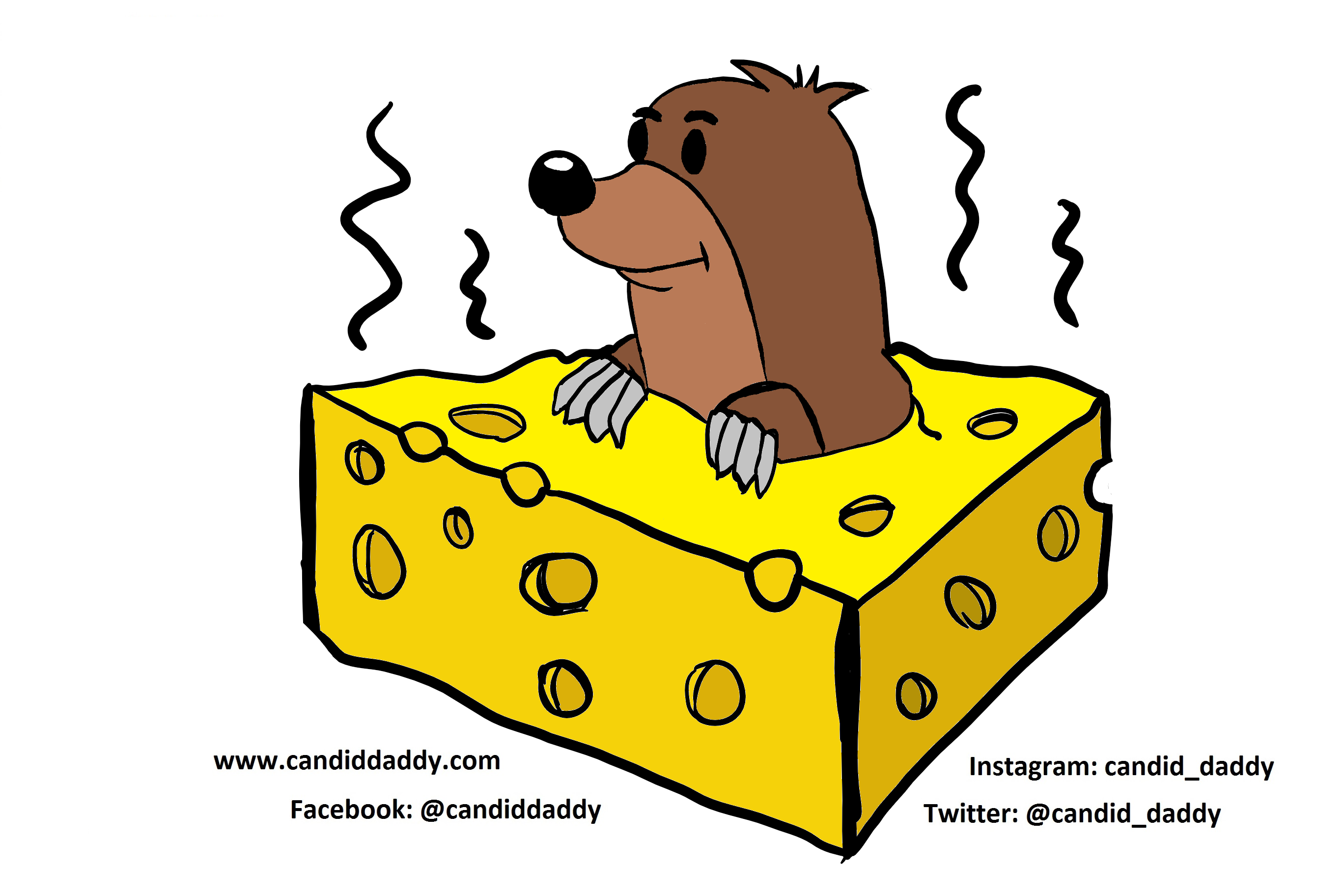 Candid Daddy - mole cheese